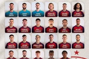 西班牙世界杯名单巴萨贡献8人最多，皇马0人，阿森纳3人并列第二