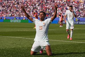 杜埃本场数据：送出助攻，3射2正，1次失良机，3次关键传球